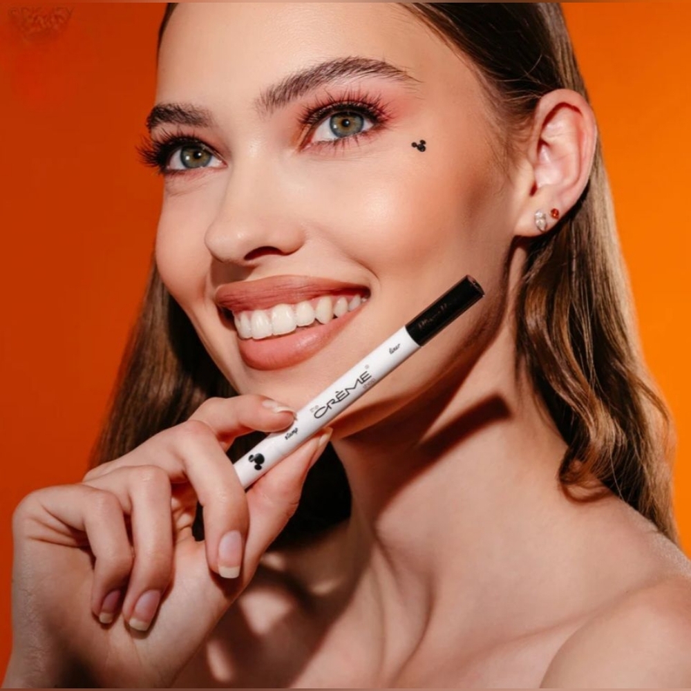 Disney - Dual-Ended Eyeliner & Mickey Shaped Freckle Stamp (Brown)